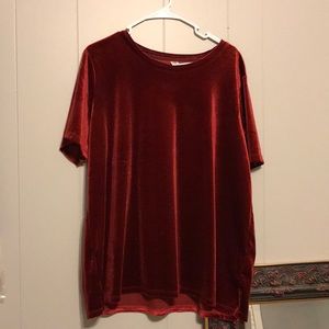 Velvet old navy shirt
